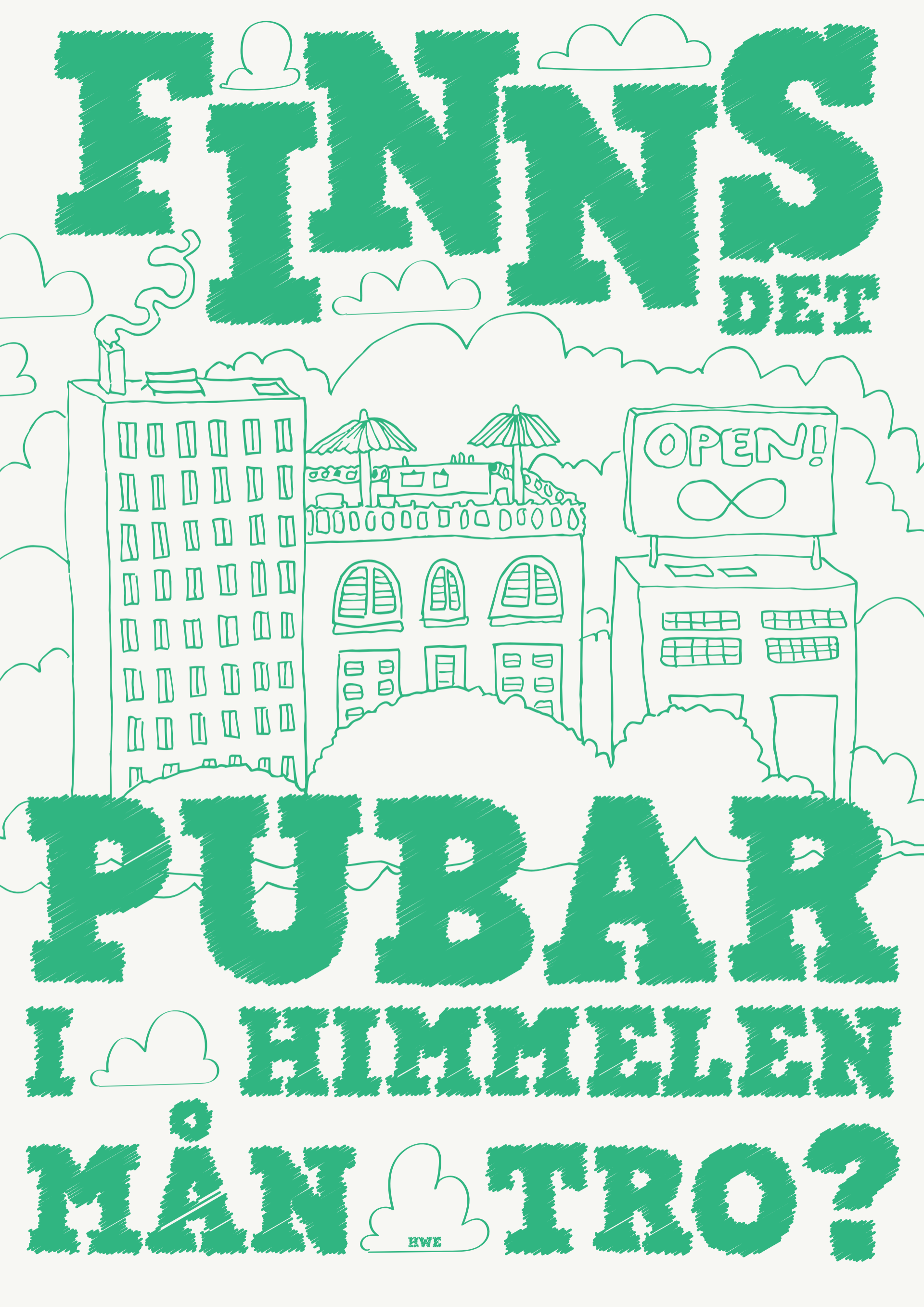 POSTER A2 - HANNA WADMAN ENRSTSON "PUBAR I HIMMELEN GRÖN" HWE5