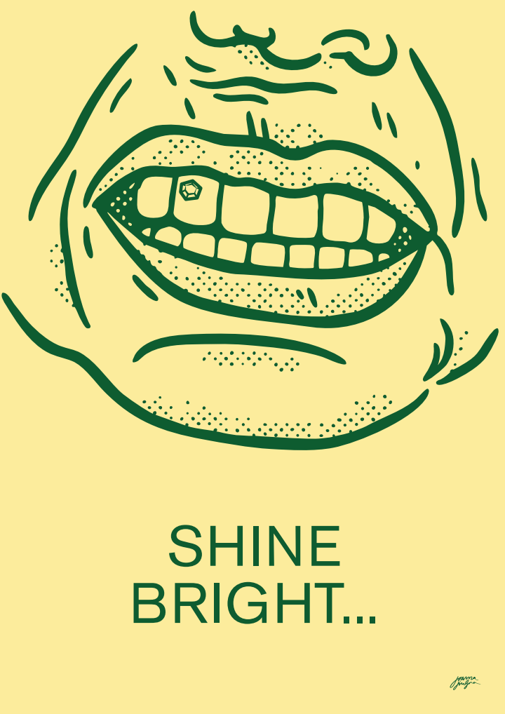 POSTER A2 - Joanna Lindgren "Shine bright" JL5