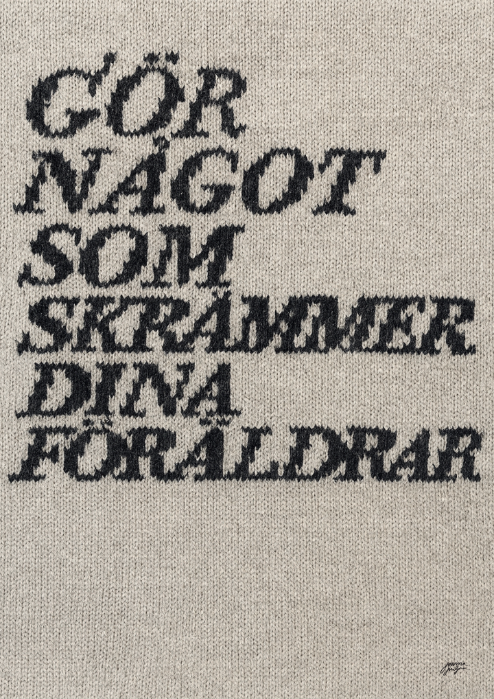 POSTER A2 - Joanna Lindgren "Stickad" JL7