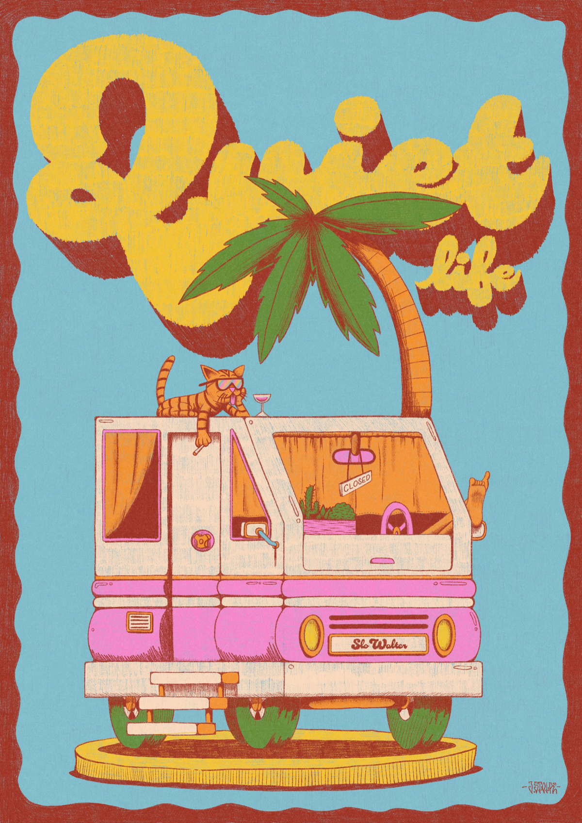 POSTER A2 - Jimmy Stolpe "Quiet Life" JS15
