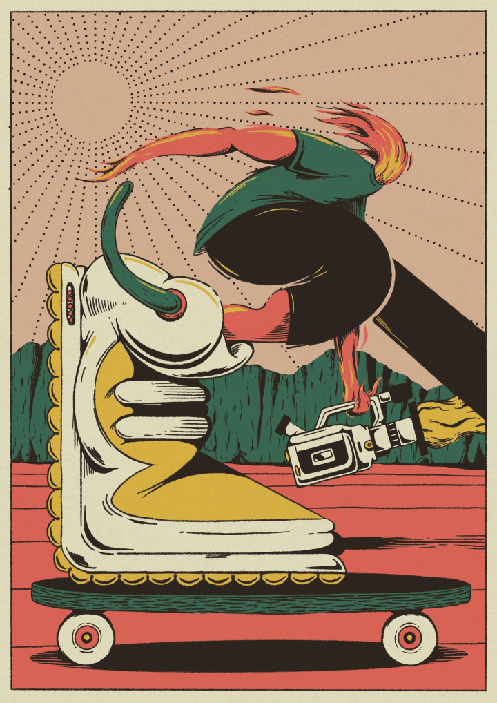 POSTER A2 - Jimmy Stolpe "Skateworld" JS7
