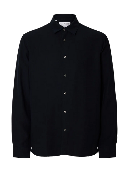 SELECTED - SLHRLXCHARLIE TENCEL SLUB LS SHIRT
