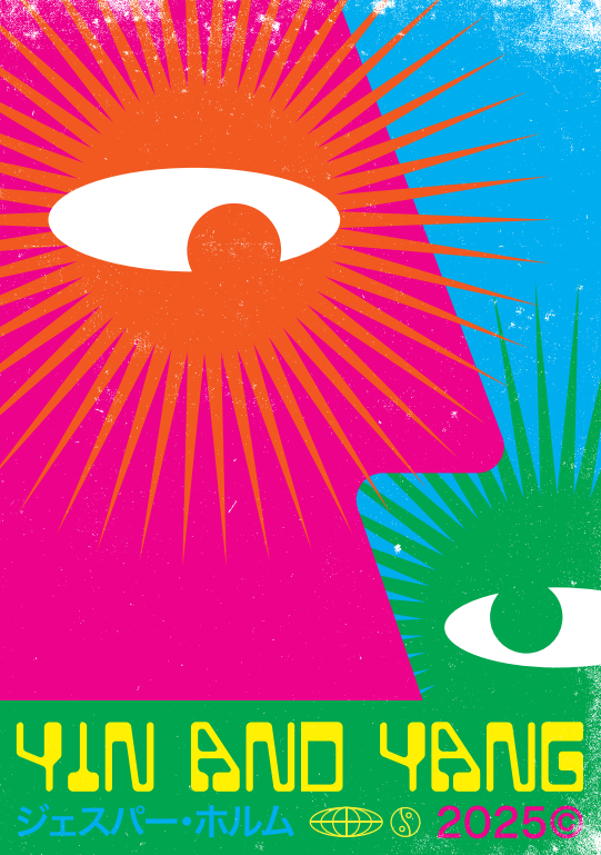 POSTER A2 - Jesper Holm "Yin And Yang" JH7
