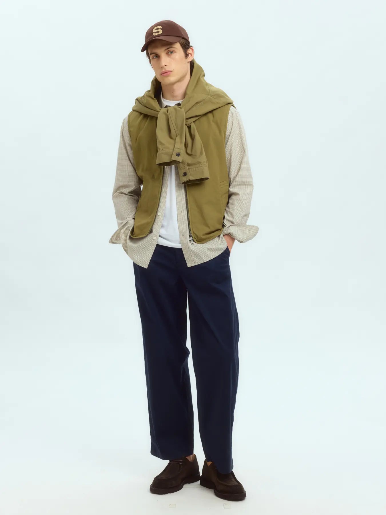 SELECTED - SLHREGULAR SOREN ZIP GILLET Top