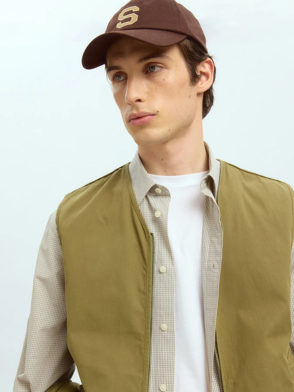 SELECTED - SLHREGULAR SOREN ZIP GILLET Top