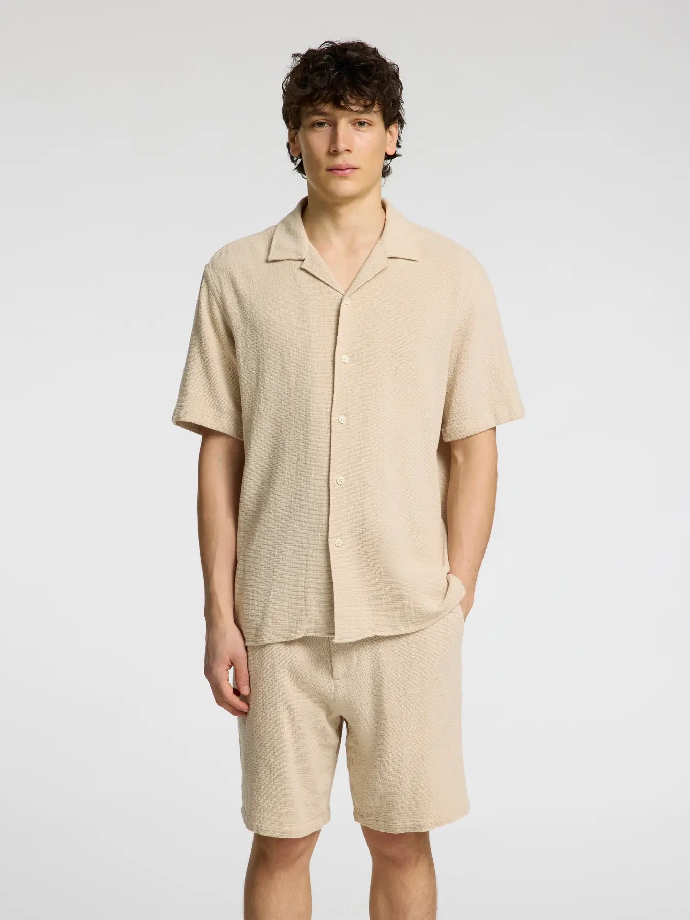 SELECTED - SLHRelax-Sal Shirt SS Resort - Shirt