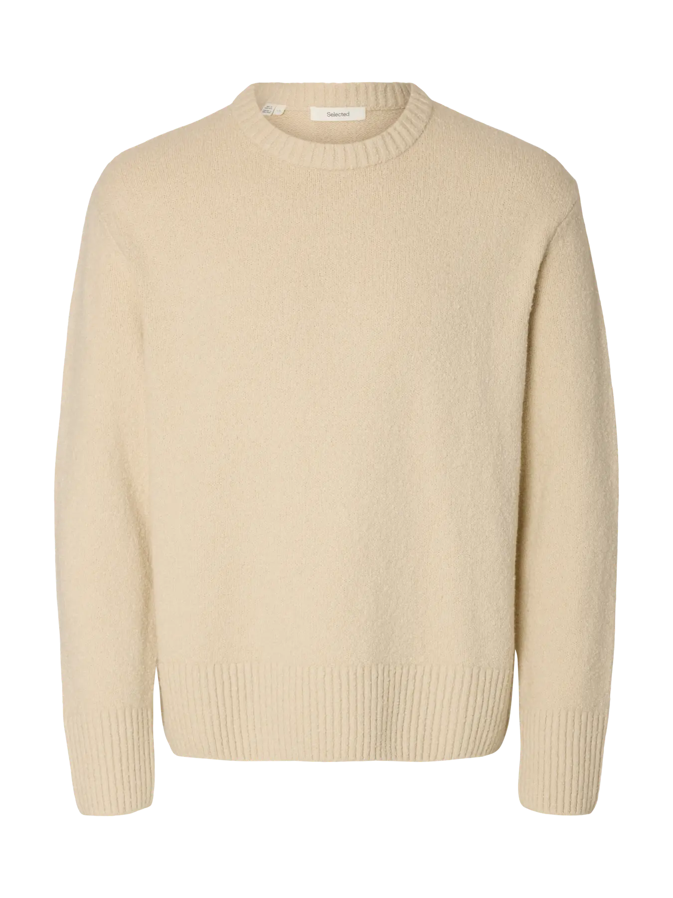 SELECTED - ALEX LS KNIT CREW NECK - Top