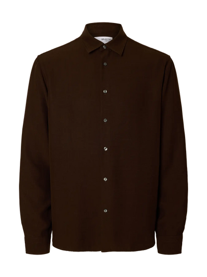 SELECTED - SLHRLXCHARLIE TENCEL SLUB LS SHIRT