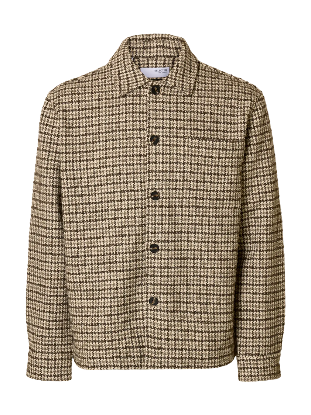 SELECTED - SLHREGARI WOOL BLEND NF Undyed Overshirt - Shirt