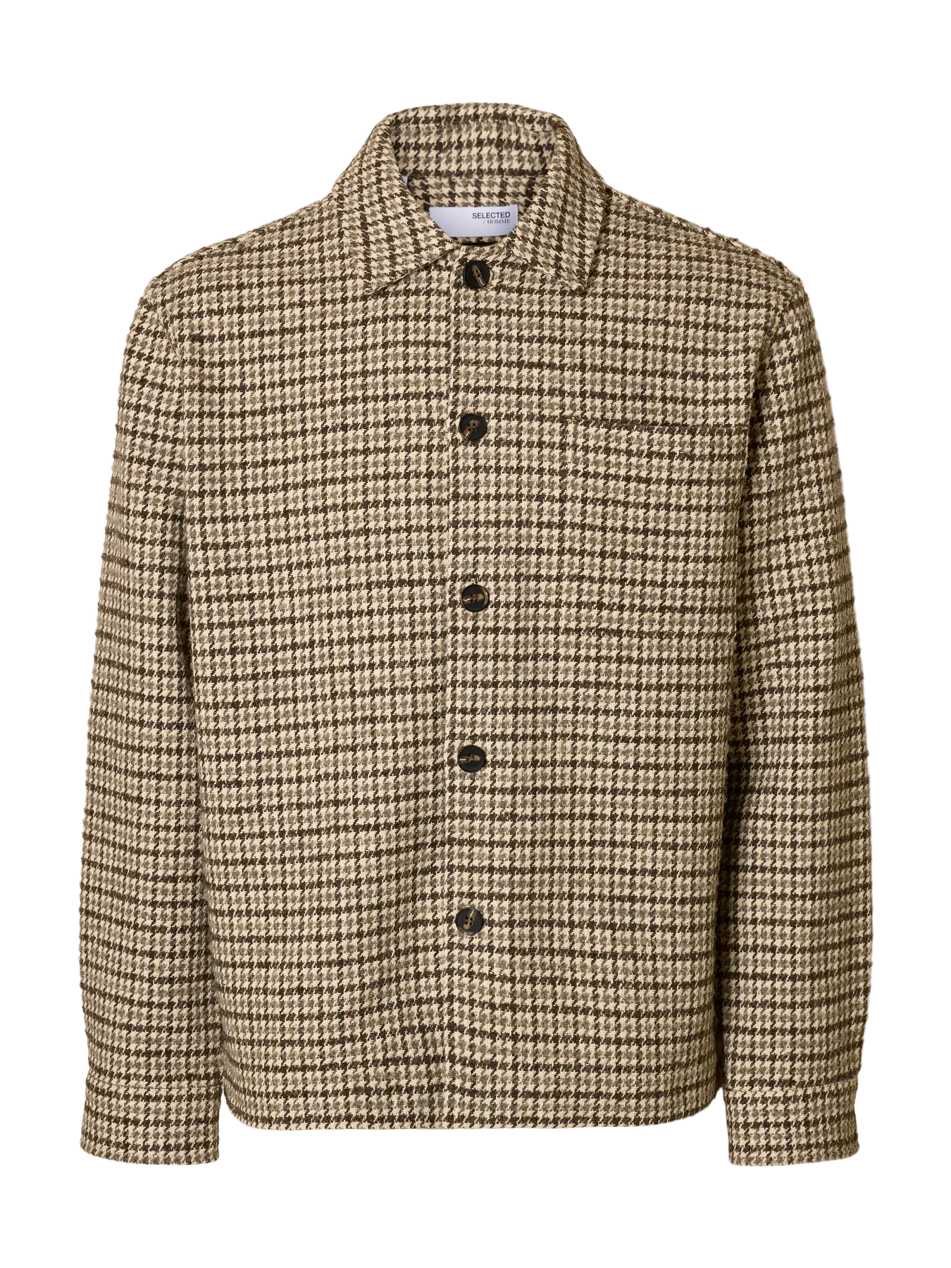 SELECTED - SLHREGARI WOOL BLEND NF Undyed Overshirt - Shirt