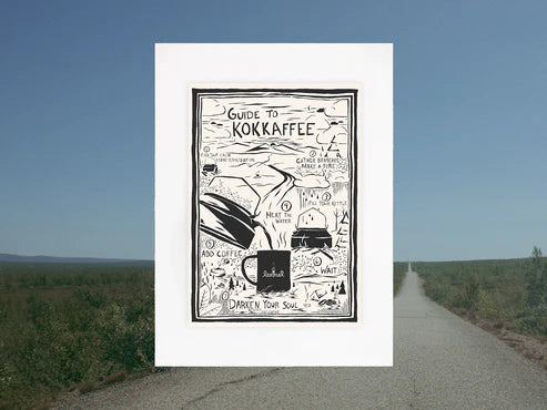 Lemmel - Poster ”Guide to kokkaffe”