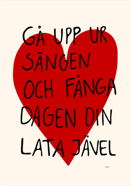 POSTER A2 - Wilma.illustrerar ”CARPEDIEM” WW10