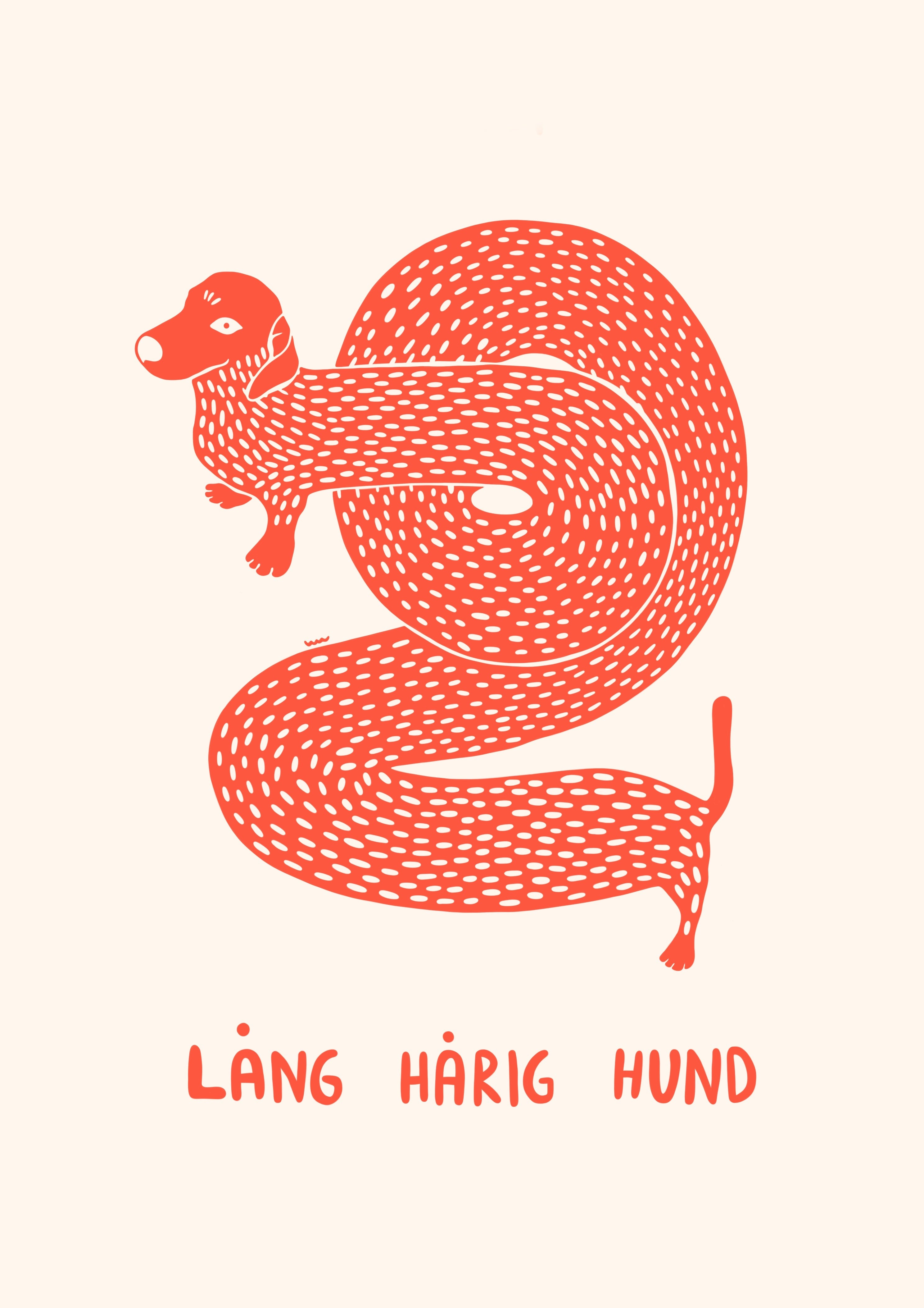 POSTER A2 - Wilma.illustrerar HUND WW5