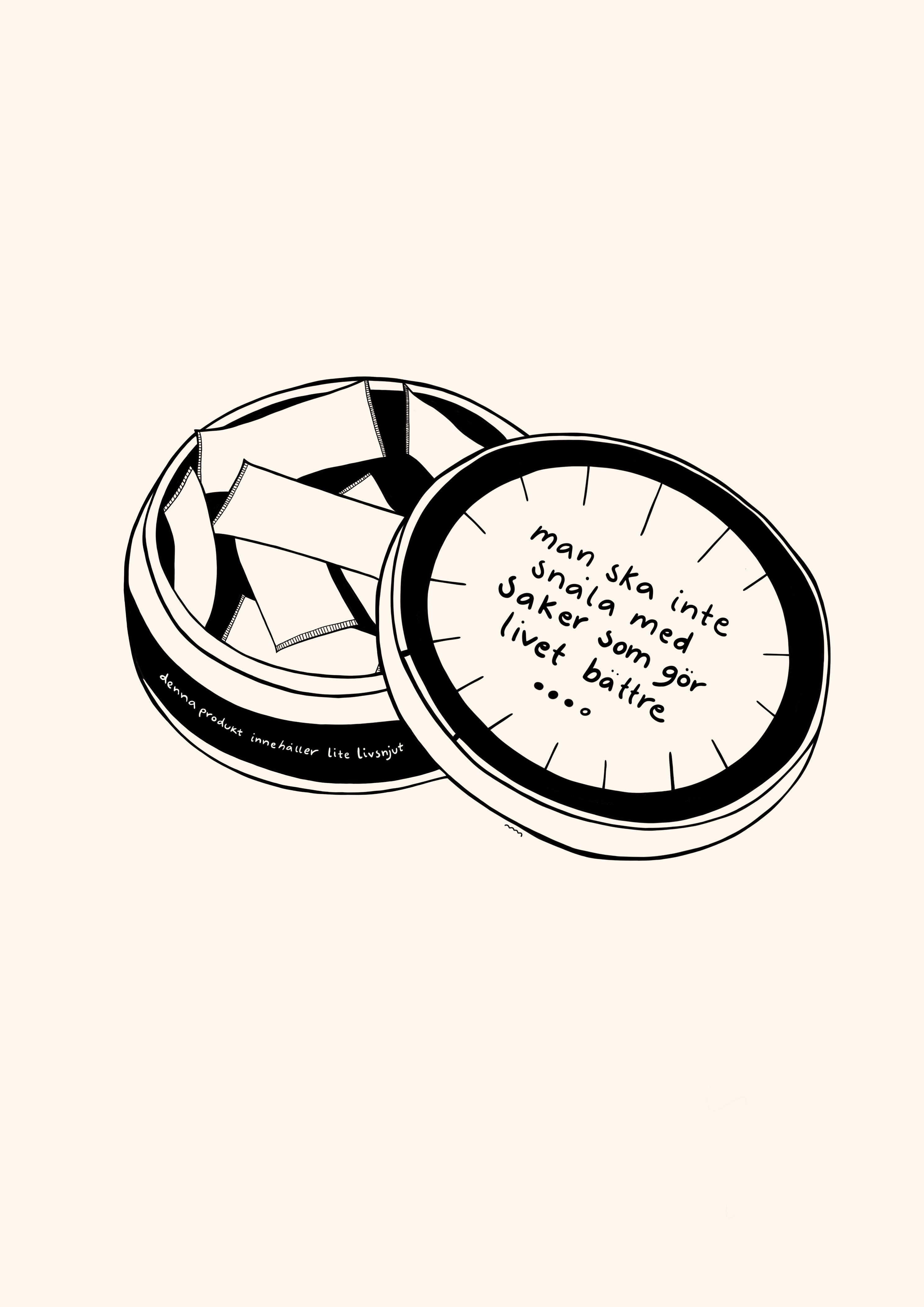 POSTER A2 - Wilma.illustrerar LIVSNJUT WW7