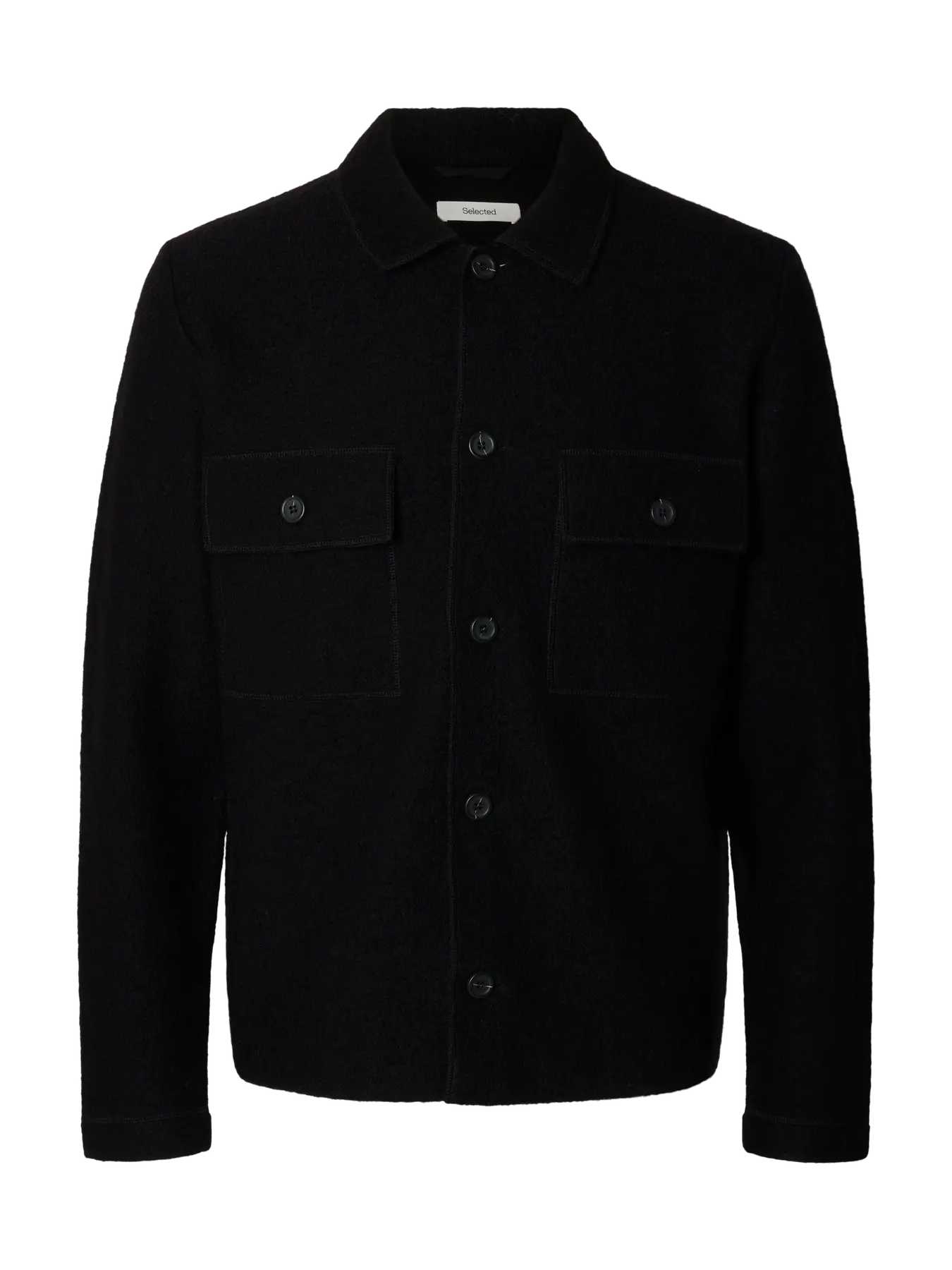 SELECTED - NEALY LS KNIT WORKWEAR CARDIGAN - Top