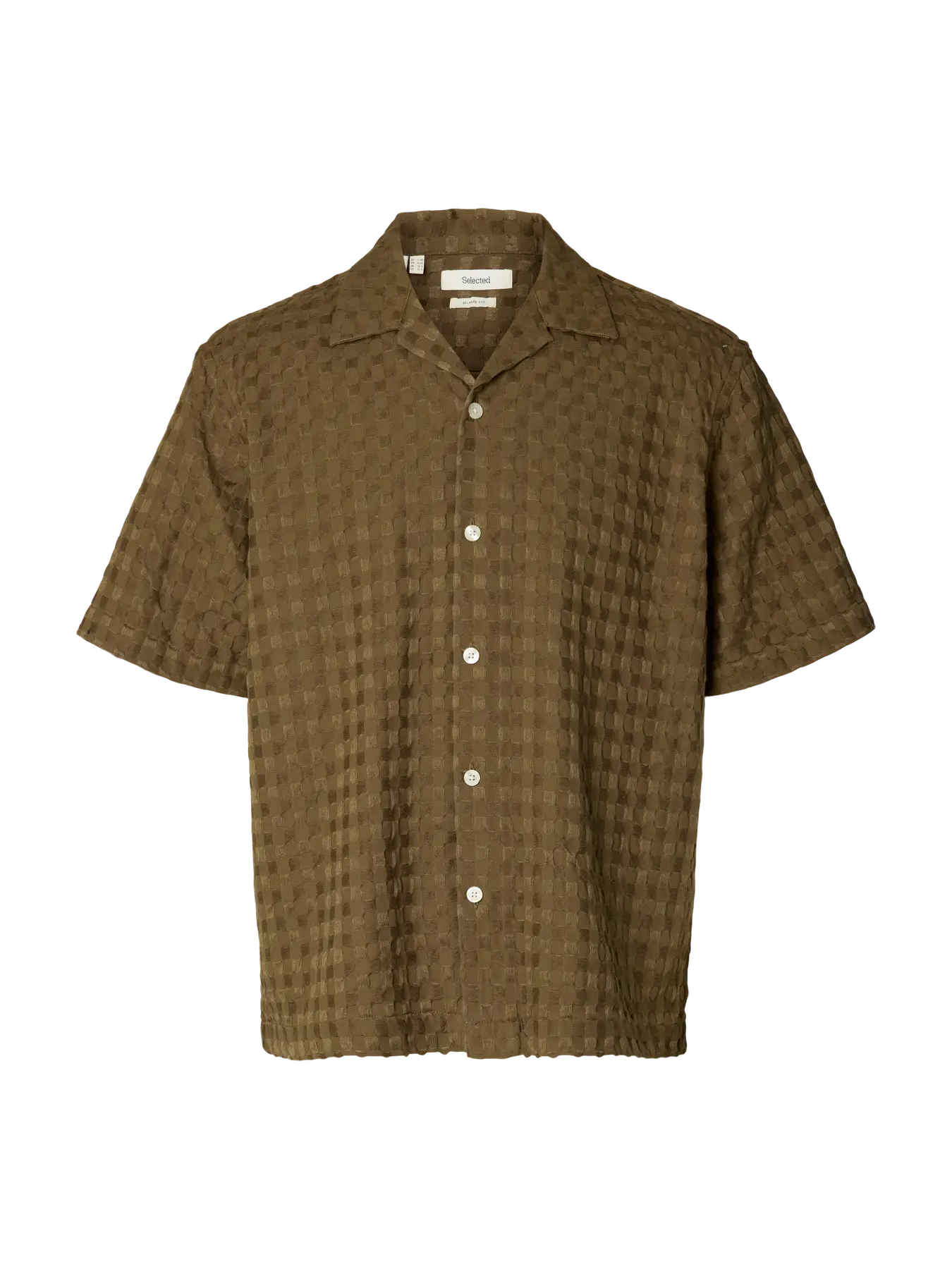 Selected - slhrlxmonty texture ss - shirt