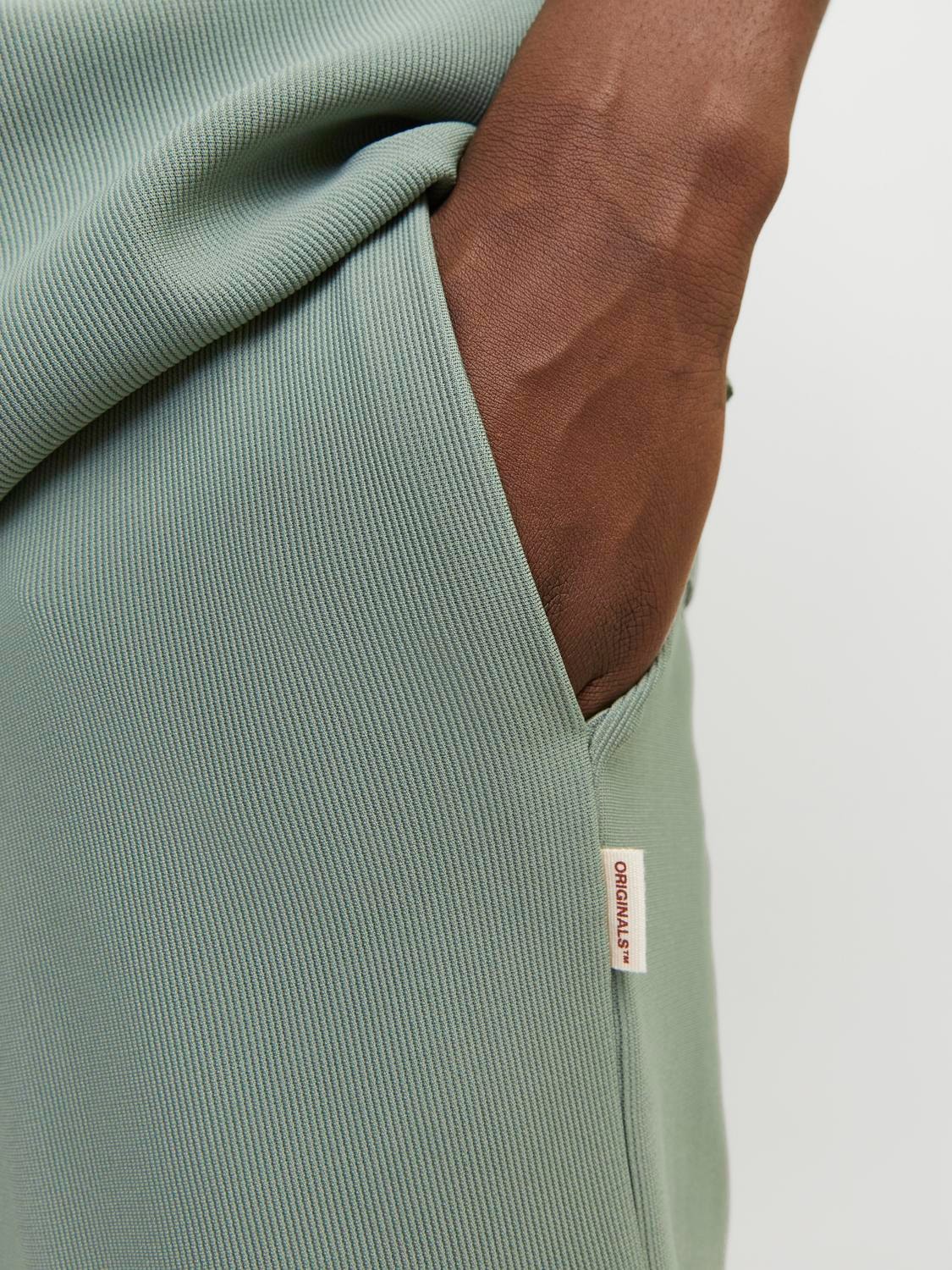 JPSTKANE JJMYKONOS PLISSE SWT SHORTS - Shorts