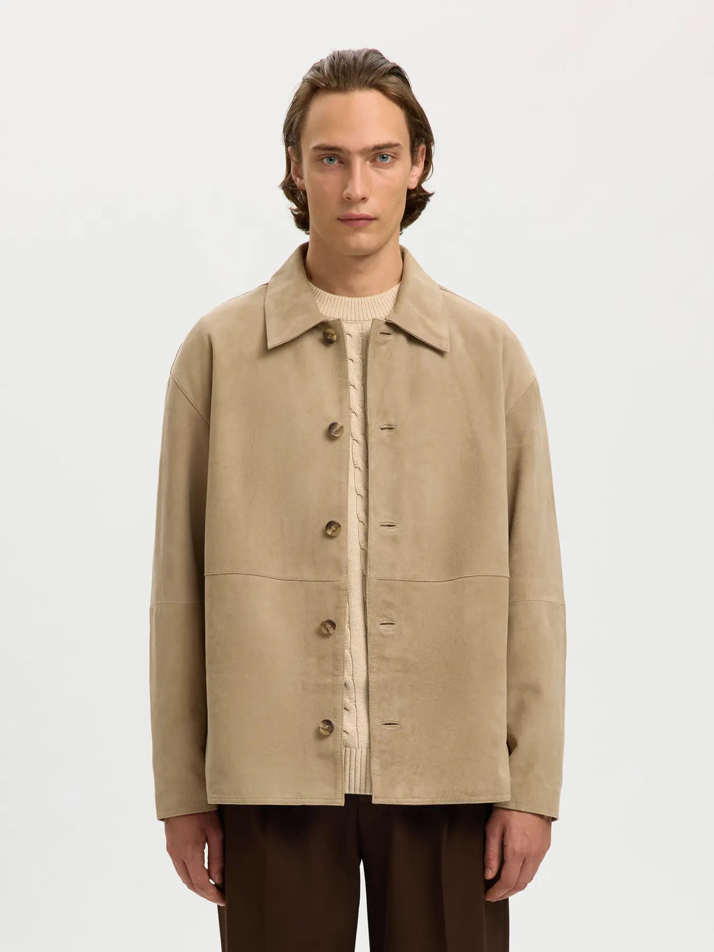 SELECTED - SlhRory Suede Overshirt - Shirt