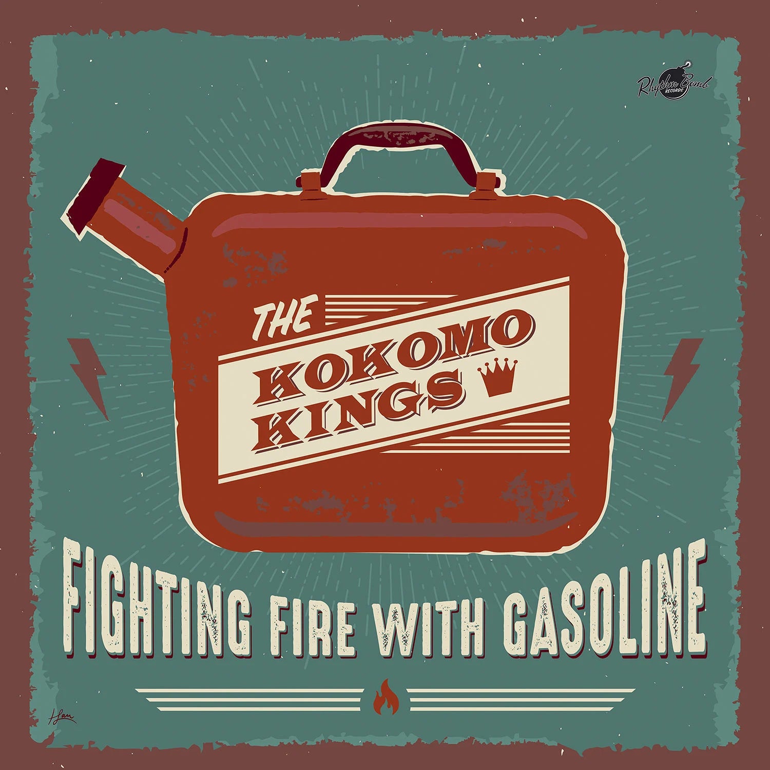 Vinyl - The Kokomo Kings - ”FIGHTING FIRE WITH GASOLINE”