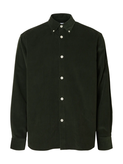 SLHREGDANNI CORD BD LS SHIRT NOOS