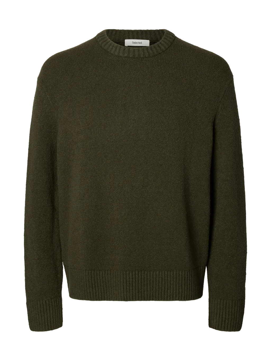 SELECTED - ALEX LS KNIT CREW NECK - Top