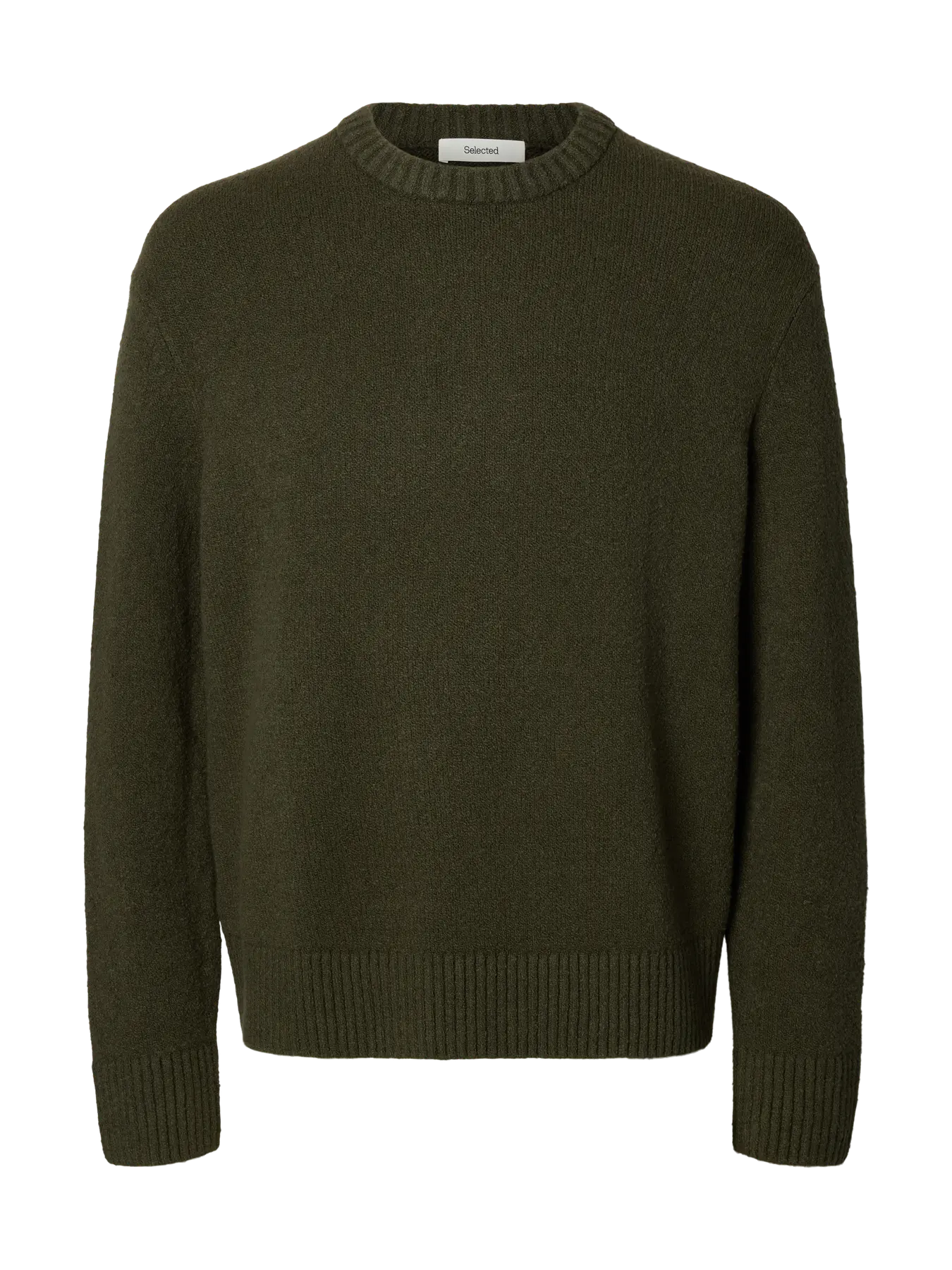 SELECTED - ALEX LS KNIT CREW NECK - Top
