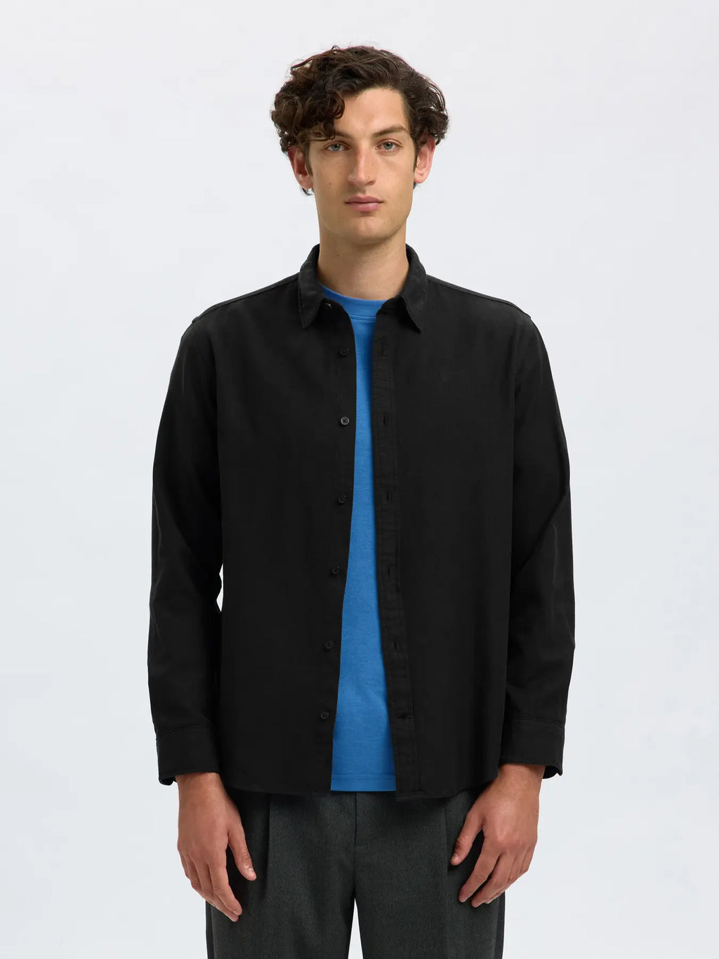 SELECTED - SLHREGNOAH Brushed Twist - Shirt