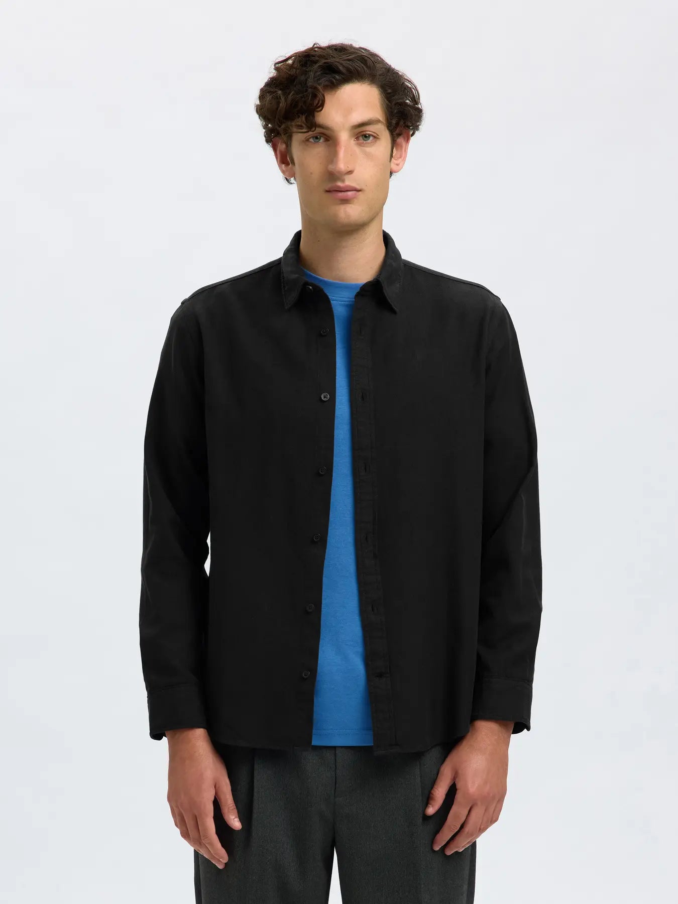 SELECTED - SLHREGNOAH Brushed Twist - Shirt