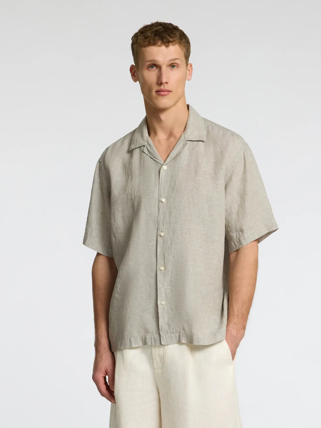 SELECTED - Slhrelaxkylian mix SS shirt resort - Shirt