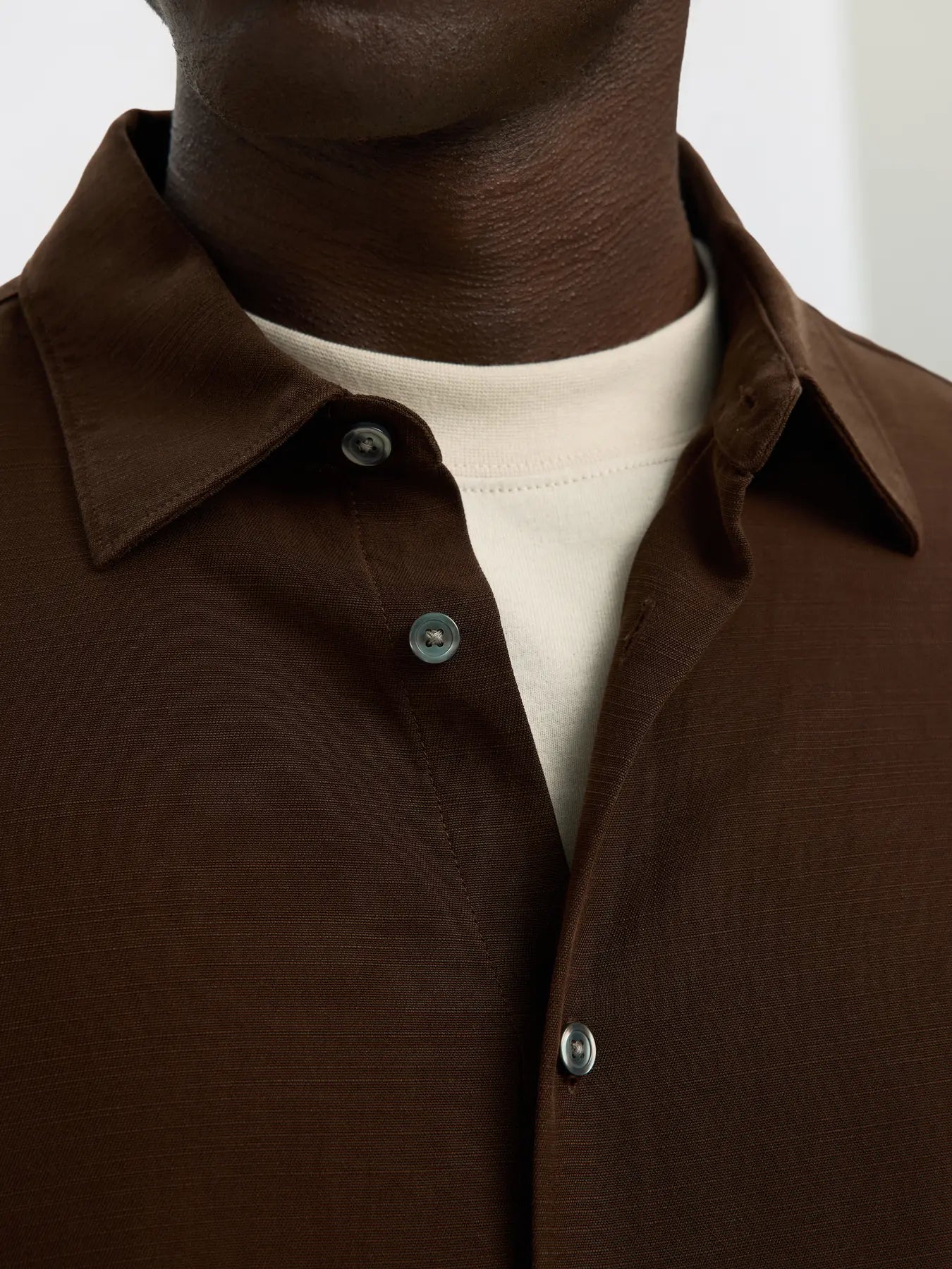 SELECTED - SLHRLXCHARLIE TENCEL SLUB LS SHIRT - Shirt