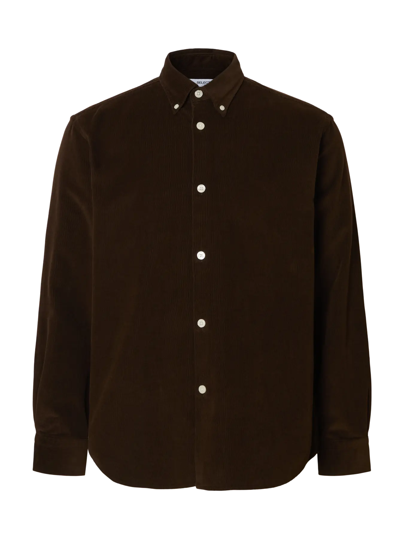 SLHREGDANNI CORD BD LS SHIRT NOOS