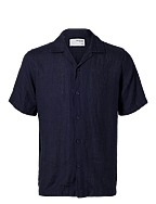 SELECTED - Slhrelaxkylian mix SS shirt resort - Shirt