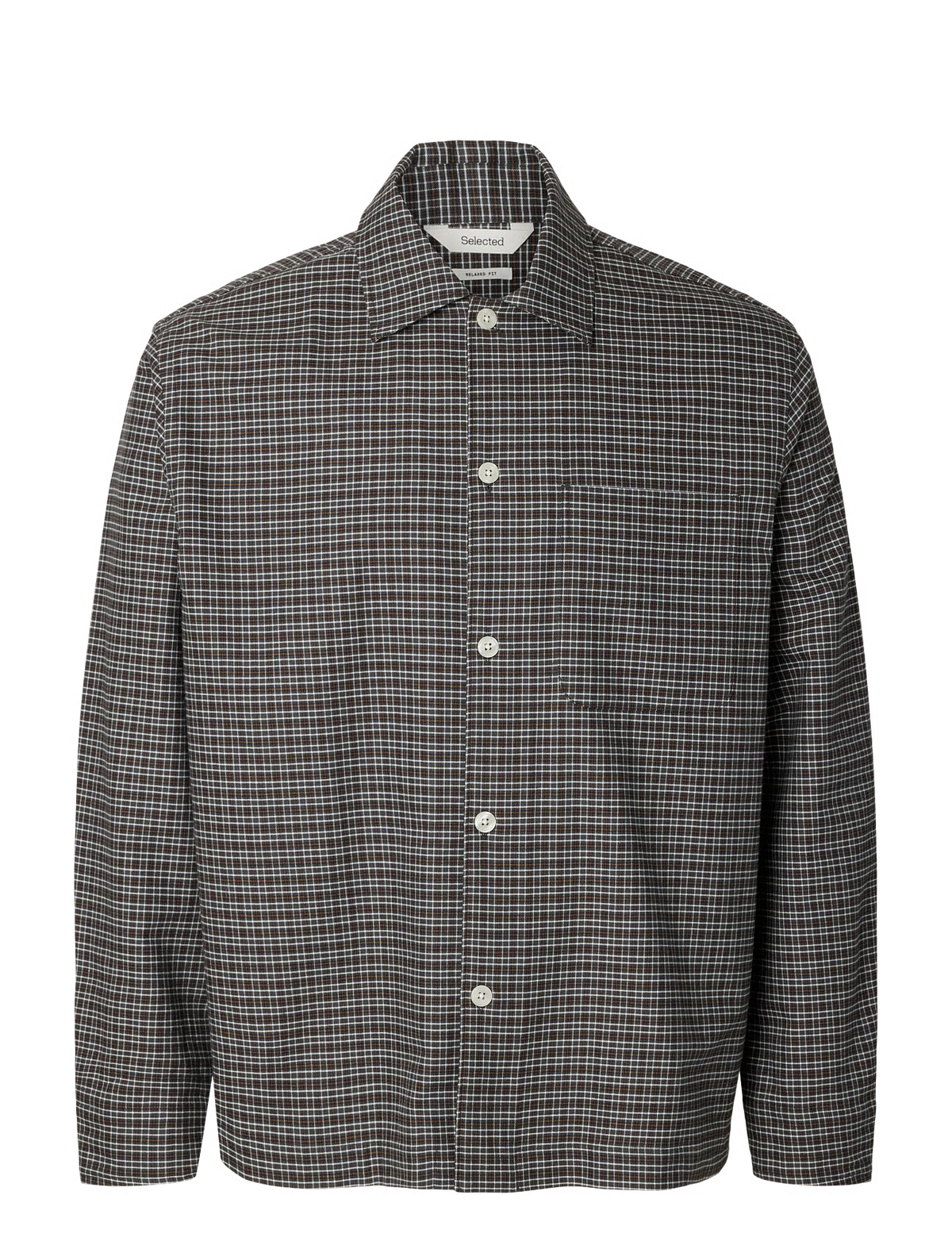 Selected- SVEND RICK BRUCHED OX LIGHT OS -shirt