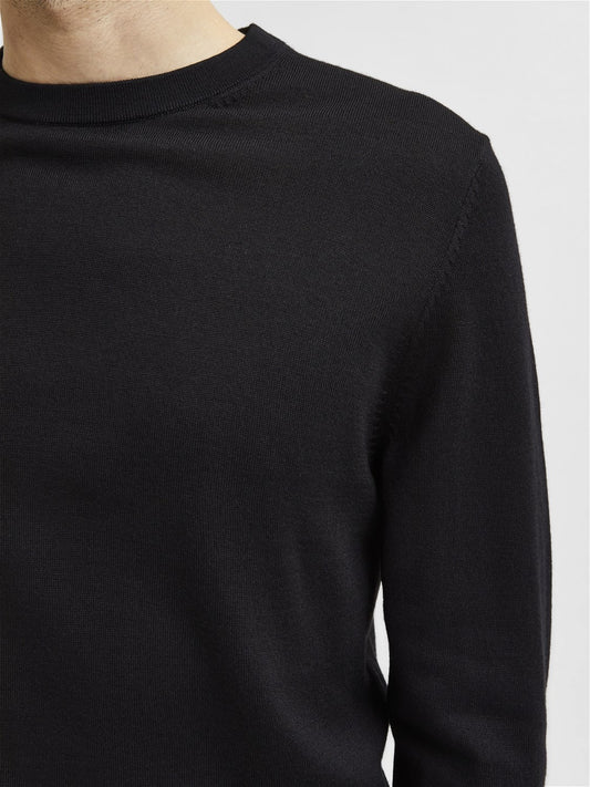 Slhtown Merino Coolmax Knit Crew Noos
