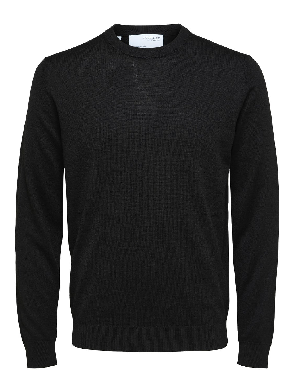 Slhtown Merino Coolmax Knit Crew Noos - Top