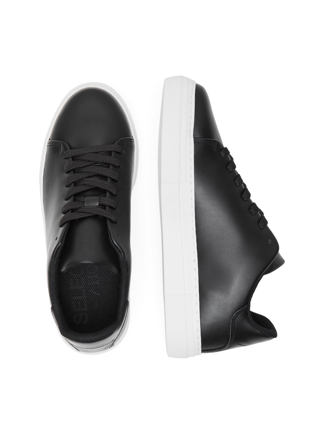 Slhdavid Chunky Leather Sneaker Noos - Shoes
