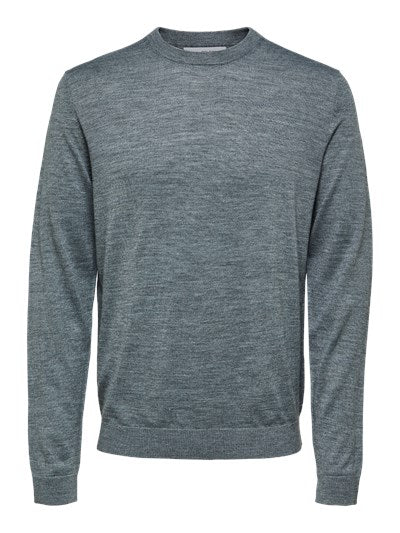 Slhtown Merino Coolmax Knit Crew Noos - Top