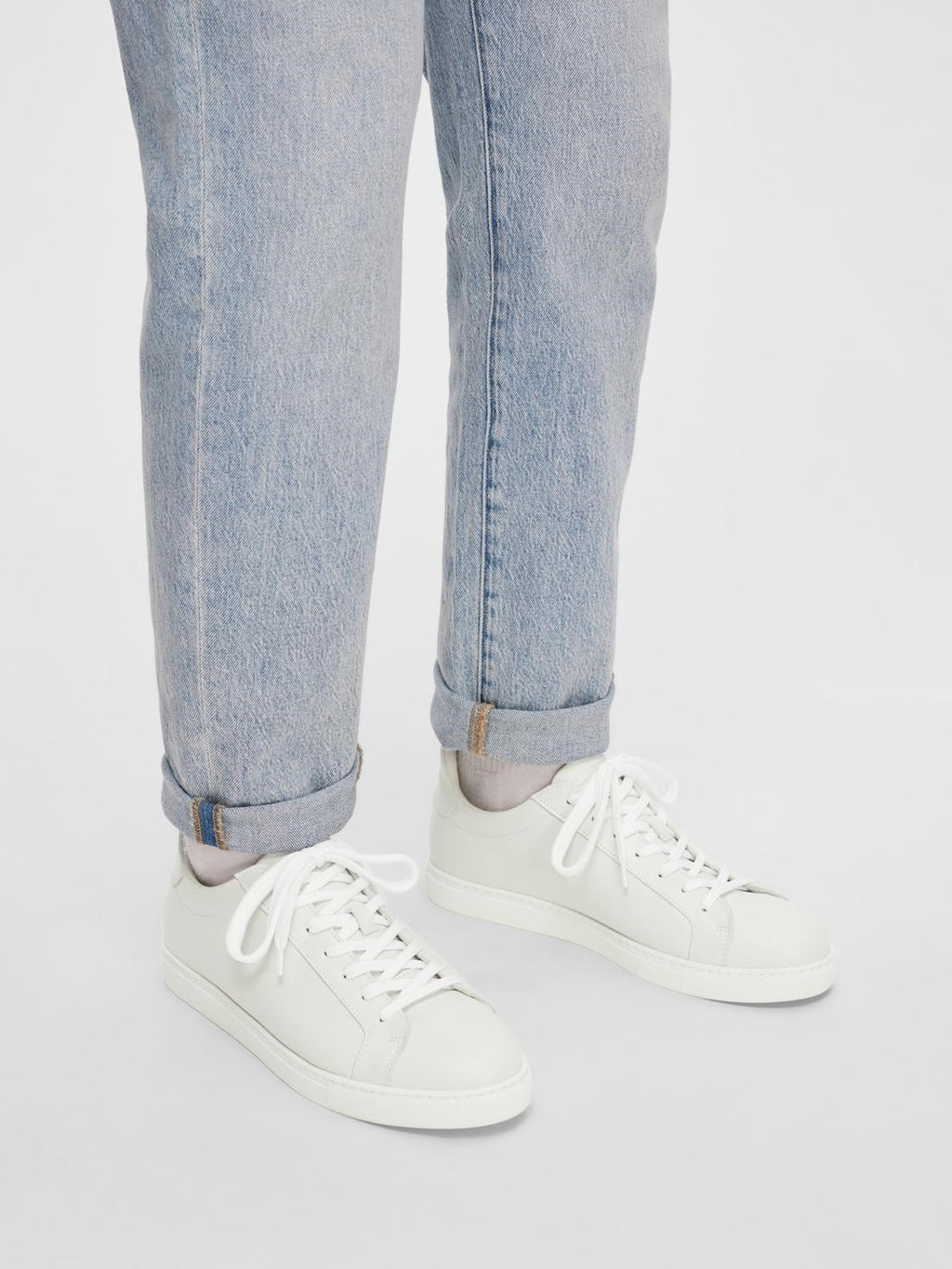 Slhevan New Leather Sneaker Noos - Shoes