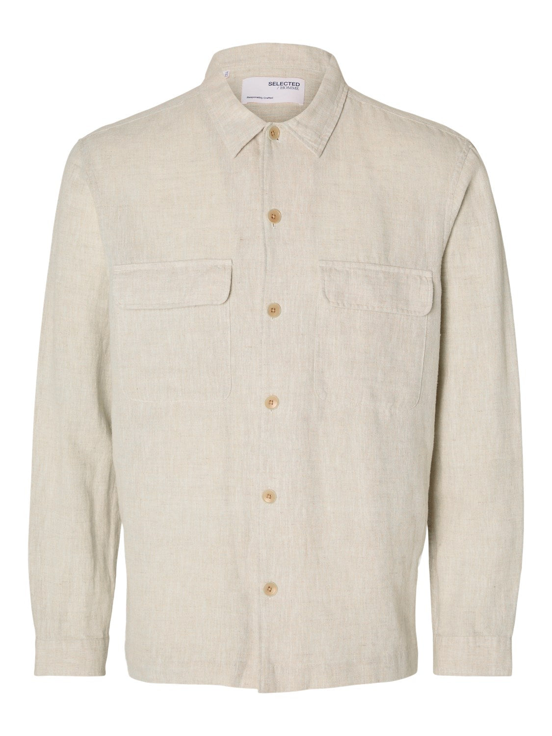 SLH MADS LINNEN OVERSHIRT