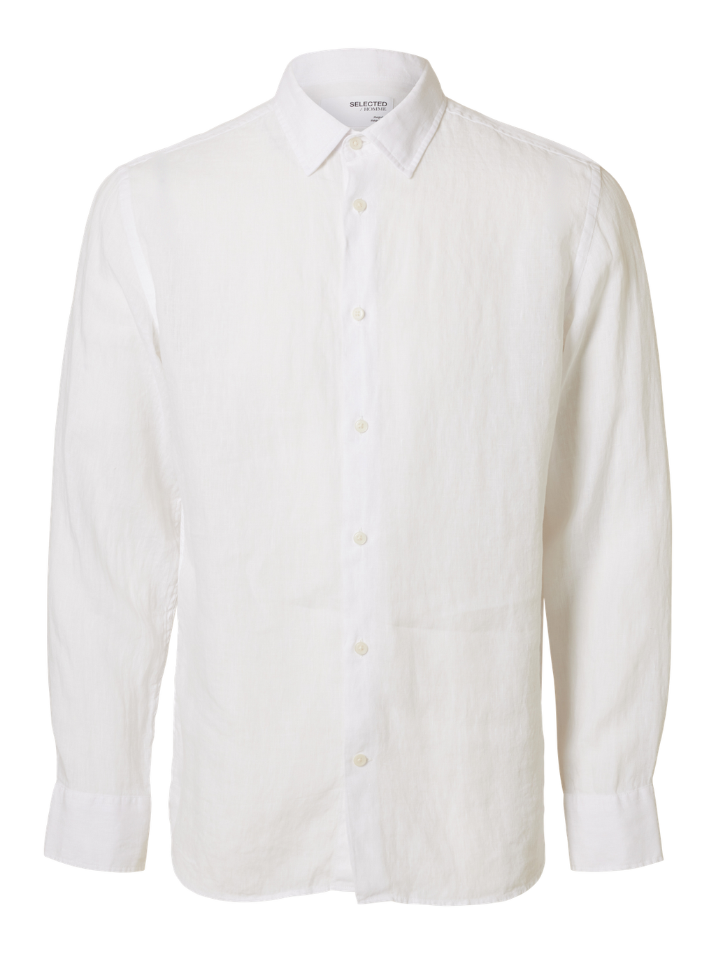 SELECTED - SLH KYLIAN LINNEN SHIRT ls Classic NOOS white - Shirt