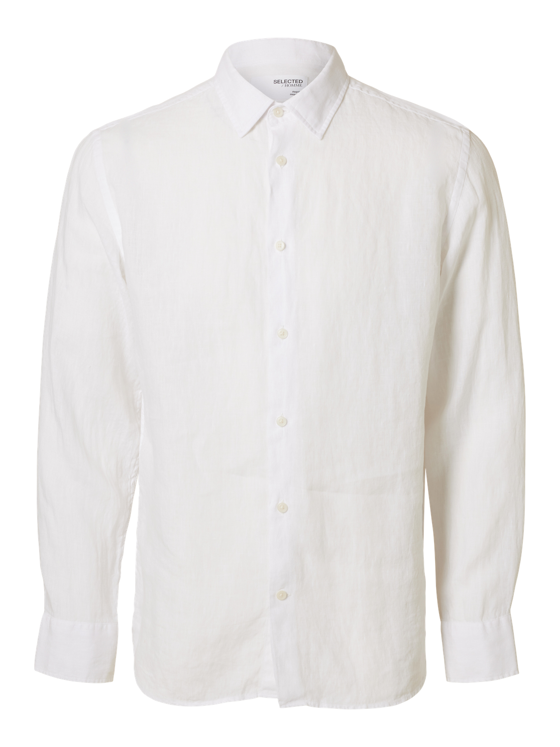 SELECTED - SLH KYLIAN LINNEN SHIRT ls Classic NOOS white - Shirt