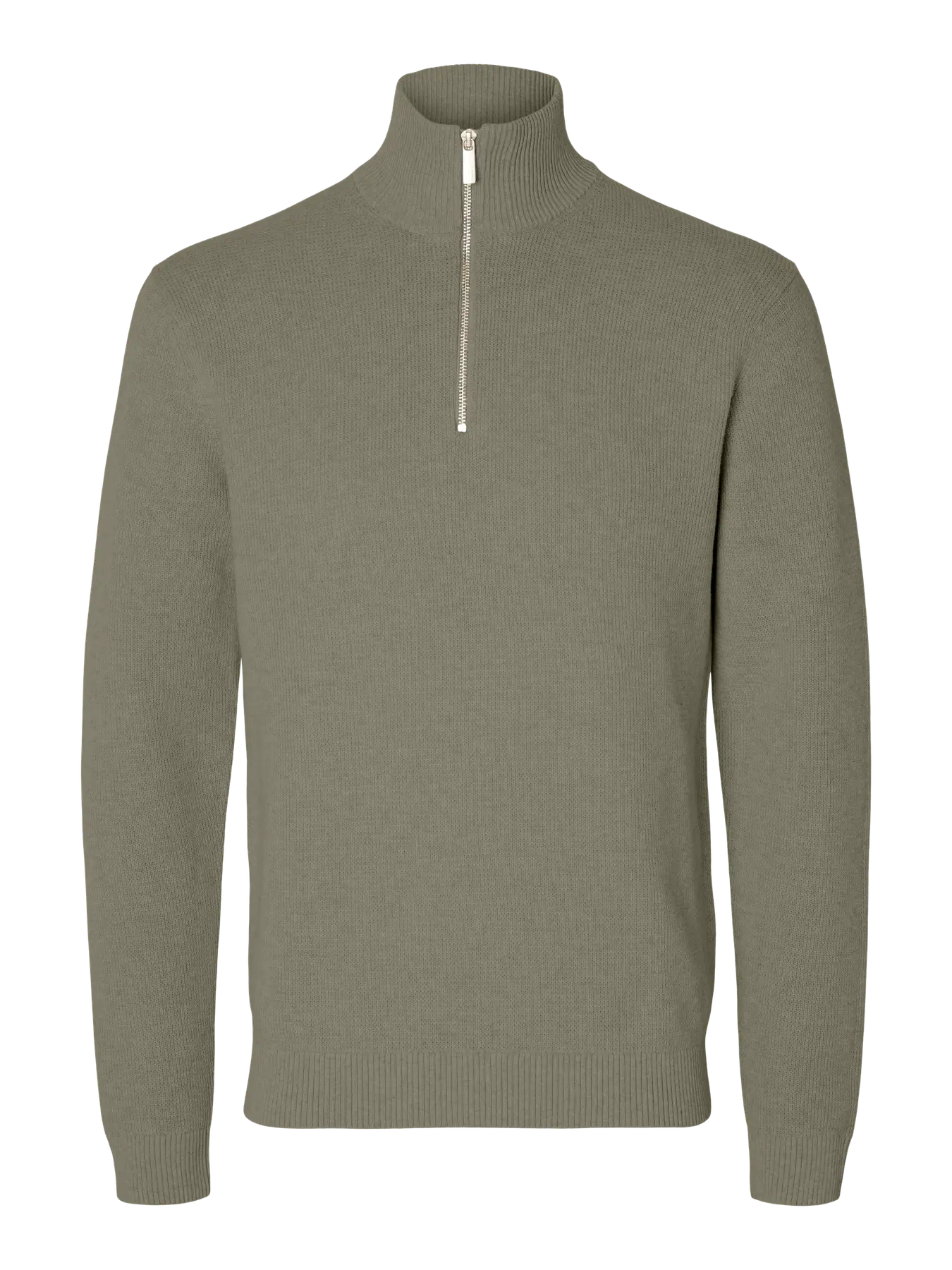 SELECTED - SLHDANE LS KNIT STRUCTURE HALF ZIP NOOS - Top
