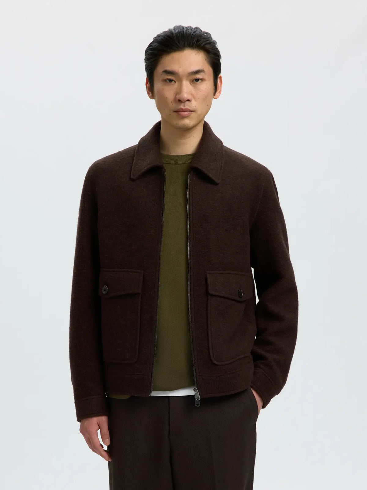 Selected- Jakob wool blend jakt noos -outerwear