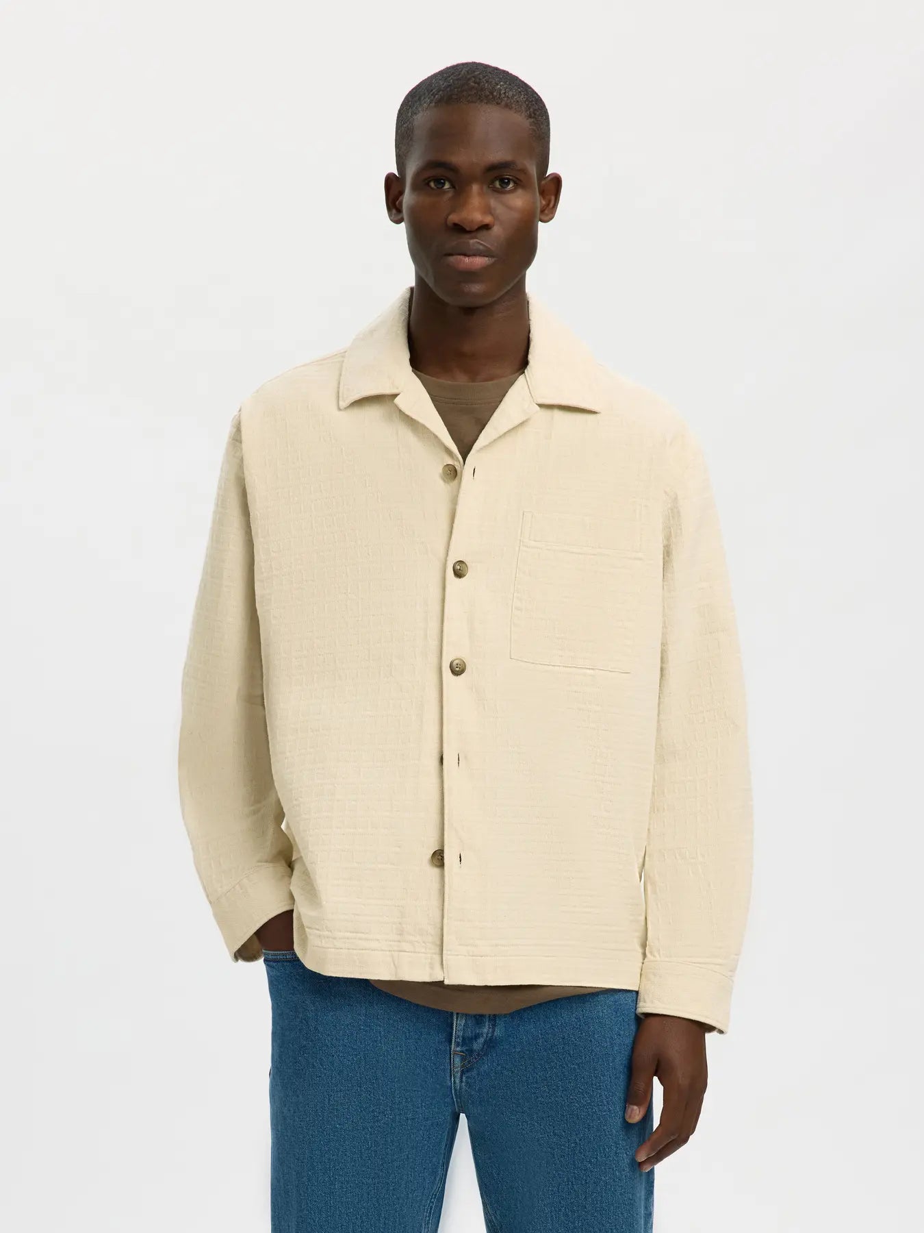 Selected Slhrlxray undyed overshirt - Shirt